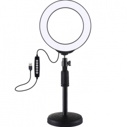 Кільцева USB LED лампа Puluz PKT3049B 4.7 Кільцева USB LED лампа Puluz PKT3049B 4.7