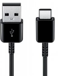 Кабель Samsung USB Type-C Black EP-DG930IBRGRU (102401) - Уцінка Кабель Samsung USB Type-C Black EP-DG930IBRGRU (102401) - Уцінка
