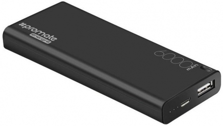 УМБ Promate 6000 mAh (energi-6.black) Black (91830) - Уценка УМБ Promate 6000 mAh (energi-6.black) Black (91830) - Уценка