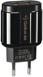 Мережевий зарядний пристрій Gelius Pro Avangard GP-HC06 2USB 2.4A + Cable Type-C (2099900755897) Black (130478) - Уцінка Мережевий зарядний пристрій Gelius Pro Avangard GP-HC06 2USB 2.4A + Cable Type-C (2099900755897) Black (130478) - Уцінка