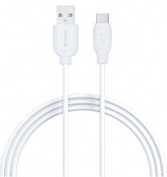 Кабель Syrox C83 1m 2.0A Type-C White