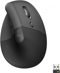 Миша Logitech Lift Vertical Ergonomic Wireless/Bluetooth (910-006473) Graphite 