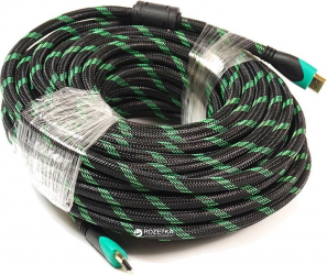 Кабель PowerPlant HDMI - HDMI 25 м позолоченные коннекторы 2.0 Double ferrites Highspeed (KD00AS1296) Кабель PowerPlant HDMI - HDMI 25 м позолоченные коннекторы 2.0 Double ferrites Highspeed (KD00AS1296)