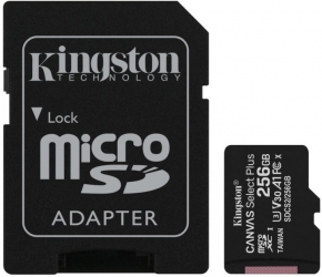 Карта памяти Kingston microSDXC 256GB Canvas Select Plus Class 10 UHS-I U3 V30 A1 + SD-адаптер (SDCS2/256GB) (145165) - Уценка Карта памяти Kingston microSDXC 256GB Canvas Select Plus Class 10 UHS-I U3 V30 A1 + SD-адаптер (SDCS2/256GB) (145165) - Уценка