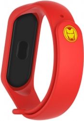 Ремешок для Xiaomi Mi Band 4/3 Iron Man Red