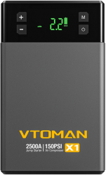Автомобильное портативное устройство Vtoman Jump Starter X1 2500A с компрессором 150 PSI (X1_Vtoman) Автомобильное портативное устройство Vtoman Jump Starter X1 2500A с компрессором 150 PSI (X1_Vtoman)
