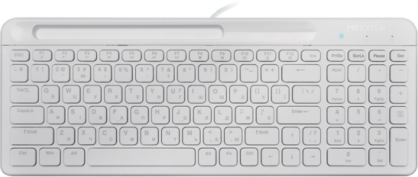 Клавиатура проводная Maxxter KB-01W-UA USB Клавиатура проводная Maxxter KB-01W-UA USB