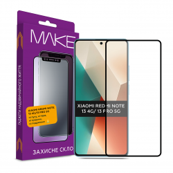 Защитное стекло MakeFuture для Xiaomi Redmi Note 13 4G/Note 13 Pro 5G (MGF-XRN134G/N13P5G) Защитное стекло MakeFuture для Xiaomi Redmi Note 13 4G/Note 13 Pro 5G (MGF-XRN134G/N13P5G)
