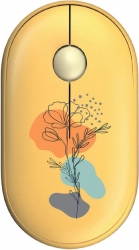 Мышь 2E MF300 FLORA:POPPY Silent WL BT (2E-MF300WFLORAYW) Yellow