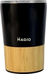 Вакуумная термокружка Magio из нержавеющей стали 300 мл (MG-1044B) Черная 