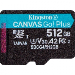 Карта памяти Kingston microSDXC 512GB Canvas Go! Plus G4 Class 10 UHS-I U3 V30 A2 (SDCG4/512GBSP) Карта памяти Kingston microSDXC 512GB Canvas Go! Plus G4 Class 10 UHS-I U3 V30 A2 (SDCG4/512GBSP)
