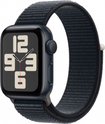 Apple Watch SE (2023) GPS 40mm Midnight Aluminium Case with Midnight Sport Loop (MRE03QP/A) Apple Watch SE (2023) GPS 40mm Midnight Aluminium Case with Midnight Sport Loop (MRE03QP/A)