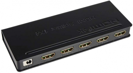 Сплітер PowerPlant HDSP4-M HDMI 1x4 V1.4, 4K (CA911509) Сплітер PowerPlant HDSP4-M HDMI 1x4 V1.4, 4K (CA911509)