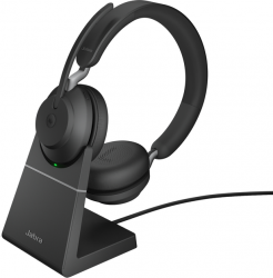 Навушники Jabra Evolve2 65, Link380a MS Stereo Stand (26599-999-989) Black 