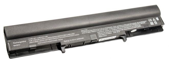 Акумулятор PowerPlant для ноутбуків ASUS U36 (A42-U36, AS-U36-8) 14.4V 4400mAh