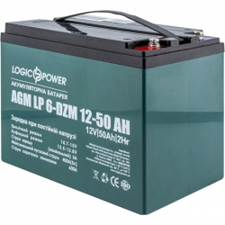 Акумуляторна батарея LOGICPOWER LP 6-DZM-50 (12В, 50Ач) (LP10063) Акумуляторна батарея LOGICPOWER LP 6-DZM-50 (12В, 50Ач) (LP10063)