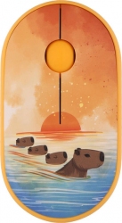 Мышь 2E MF300 CAPYBARA:SUNSET Silent Wireless/Bluetooth (2E-MF300WCAPIBARAYW) Yellow