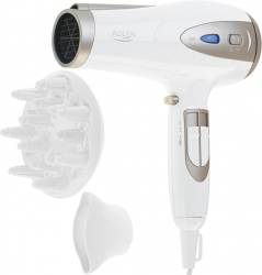 Фен Adler AD 2248 (AD2248W) White-Champane 