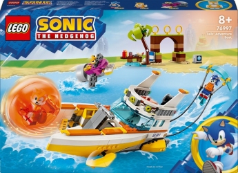 Конструктор LEGO Sonic the Hedgehog Човен із «Пригод Тейлза» 393 деталі (76997)