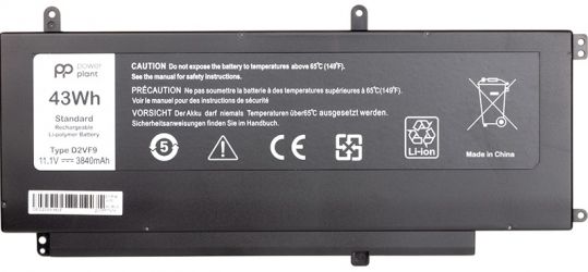 Акумулятор PowerPlant для ноутбуків Dell Inspiron 15 7547 (D2VF9) 11.1V 3840mAh (NB441112)