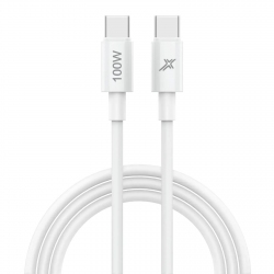 Кабель Grand-X Type-C Type-C 100W CC-100W White Кабель Grand-X Type-C Type-C 100W CC-100W White
