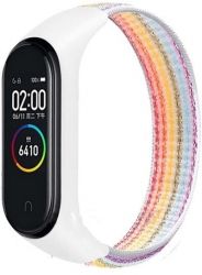 Ремінець TPU Nylon Xiaomi Mi Band 5 Rainbow
