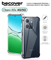 Панель BeCover Anti-Shock для Oppo A5x 4G/5G (713814) Clear Панель BeCover Anti-Shock для Oppo A5x 4G/5G (713814) Clear