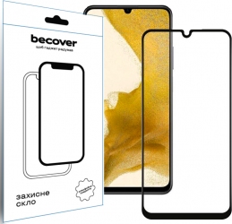 Захисне скло BeCover для ZTE Blade A34 (711796) Black Захисне скло BeCover для ZTE Blade A34 (711796) Black