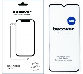 Захисне скло BeCover для ZTE Blade A34 10D (712336) Black Захисне скло BeCover для ZTE Blade A34 10D (712336) Black
