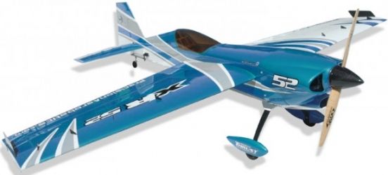 Самолёт на радиоуправлении Precision Aerobatics XR-52 1321мм KIT Blue Самолёт на радиоуправлении Precision Aerobatics XR-52 1321мм KIT Blue