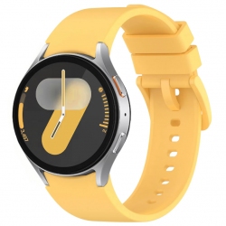 Ремешок BeCover Tape для Samsung Galaxy Watch (20mm) 3 41mm/4/5/6/7 40-44mm (712064) Yellow