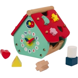 Сортер Janod Будиночок з годинником (J08008)