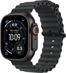 Apple Watch Ultra 3 GPS + Cellular 49mm Black Titanium Case with Black Ocean Band (MF0J4QP/A) Apple Watch Ultra 3 GPS + Cellular 49mm Black Titanium Case with Black Ocean Band (MF0J4QP/A)