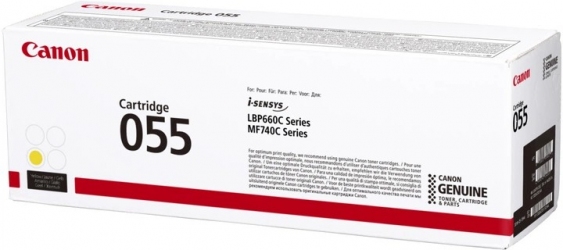 Картридж Canon 055 MF742/744/746, LBP663/664 (3013C002) 2.1к Yellow 