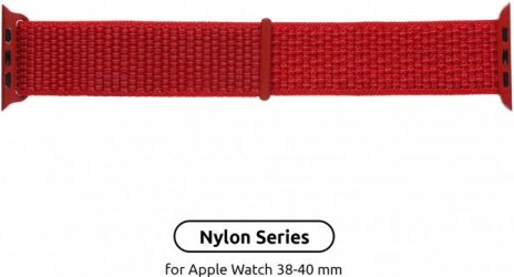 Ремінець Armorstandart Nylon Band для Apple Watch All Series 38/40 mm (ARM55851) Red