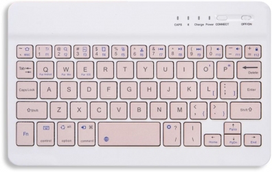 Клавиатура беспроводная BeCover English/Ukrainian (200×125 мм) (713411) Pink