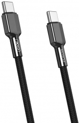Кабель USB XO NB183B USB-C to USB-C 1m 60W PD Black Кабель USB XO NB183B USB-C to USB-C 1m 60W PD Black