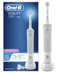 Электрическая зубная щетка BRAUN Oral-B Vitality D100.413.1 PRO Sensitive Clean Электрическая зубная щетка BRAUN Oral-B Vitality D100.413.1 PRO Sensitive Clean