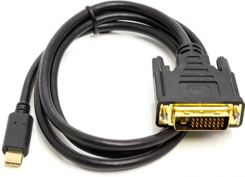 Кабель PowerPlant USB Type-C 3.1 - DVI (24+1) (M) 1 м (CA912124)