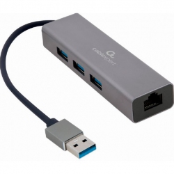 Хаб Cablexpert з USB-A на Gigabit Ethernet (A-AMU3-LAN-01)
