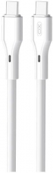 Кабель XO NB-Q231B Type-C to Type-C 1m 60W White