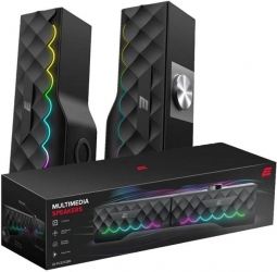 Акустична система 2E PCS232 RGB, Soundbar, 2.0, USB (2E-PCS232BK) Black