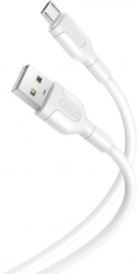 Кабель XO NB212 microUSB 1m 2.1A White