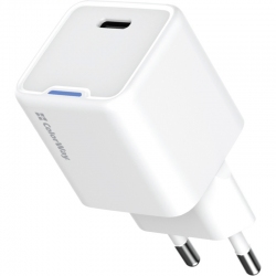 Мережевий зарядний пристрій ColorWay GaN Mini 25W PD Port PPS USB-C (CW-CHS052PD-WT) White Мережевий зарядний пристрій ColorWay GaN Mini 25W PD Port PPS USB-C (CW-CHS052PD-WT) White