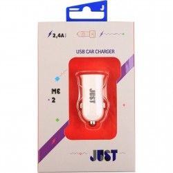 Автомобильное зарядное устройство Just Me 2 USB Car Charger White (CCHRGR-M2-WHT) Автомобильное зарядное устройство Just Me 2 USB Car Charger White (CCHRGR-M2-WHT)