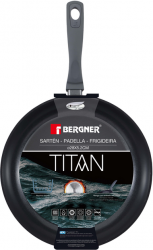 Сковорода Bergner Titan 28 см (BG-7927-GY)