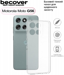 Панель BeCover для Motorola Moto G56 (713767) Transparancy
