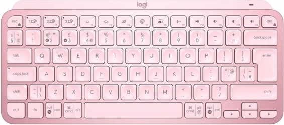 Клавиатура беспроводная Logitech MX Keys Mini Wireless Illuminated UA (920-010500) Rose  Клавиатура беспроводная Logitech MX Keys Mini Wireless Illuminated UA (920-010500) Rose