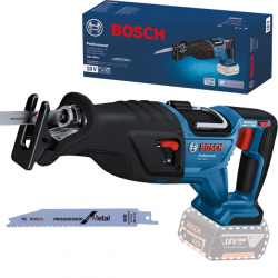 Бесщеточная аккумуляторная сабельная пила Bosch GSA 185-LI (06016C0020) Бесщеточная аккумуляторная сабельная пила Bosch GSA 185-LI (06016C0020)