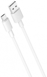 Кабель XO NB-P156 microUSB 1m 2A White